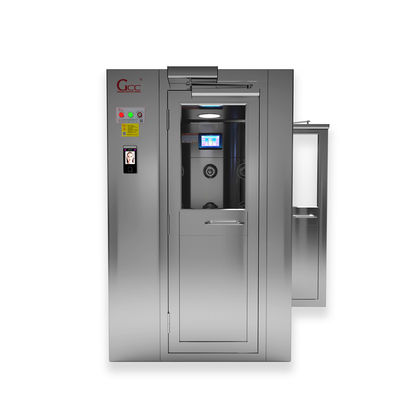 Kundengebundener manueller automatischer Cleanroom-Luft-Duschluftstrom, der Stand verteilt
