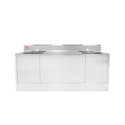 Nachgefertigte langlebige 304 Edelstahl Krankenhaus Medizinisches Labor Scrub Waschbecken