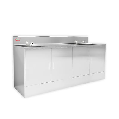 Nachgefertigte langlebige 304 Edelstahl Krankenhaus Medizinisches Labor Scrub Waschbecken