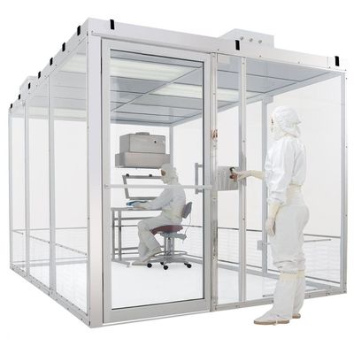 Einfache modulare Cleanroom-Systeme 220V 50HZ mit statischem Antivorhang