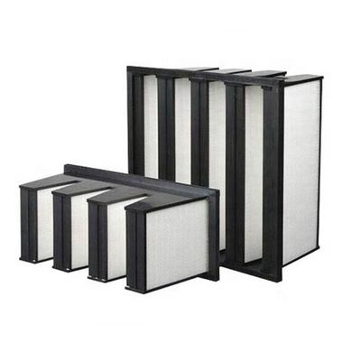 Plastikbank F6 des rahmen-2850m3/h V Staub-Holding des Cleanroom-Luftfilter-1000g