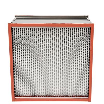 Hepa-Filter hoher Temperatur 250m3/H 400degree H14 mit Ablenkplatte