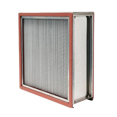 Hepa-Filter hoher Temperatur 250m3/H 400degree H14 mit Ablenkplatte