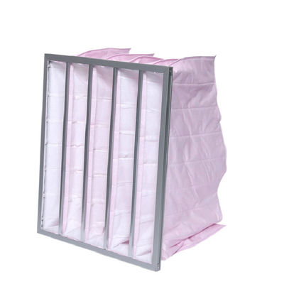 Der Taschen-Taschen-Luftfilter-hohen Temperatur F7 F8 1700m3/H multi Widerstand