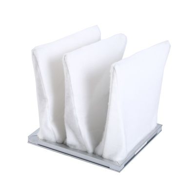 Leistungsfähigkeit F5 Cleanroom-Luftfilter, synthetischer Luftfilter der Taschen-1000m3/h