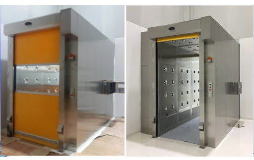 Leistungsfähigkeit 220Volt des Kohlenstoffstahl-99,99% Cleanroom-Luft-Dusche