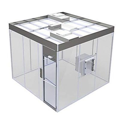 Poliercleanroom-Luft-Duscheentranceway mit Beleuchtung des Geräuschpegel-≤65dB LED