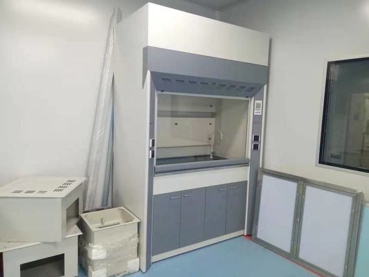 Labor volle Stahlpp. der Geräusch-65dB dampfen Hood Alkali Resistant 1200m3/H
