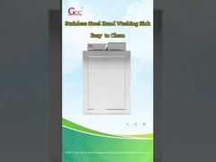 Einzelpersonen-Handwaschbecken aus Edelstahl