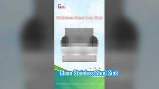 Moppwaschbecken aus Edelstahl